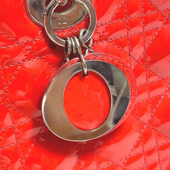 CHRISTIAN DIOR Red Shoulder Bag - Picture 4 of 14